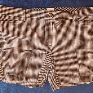 Women's plus Lands End Checkered Shorts